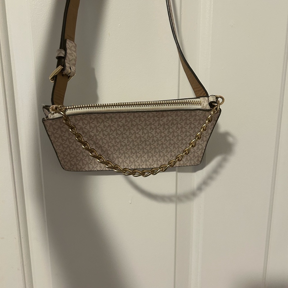 Stylish Brown Chain Shoulder Bag